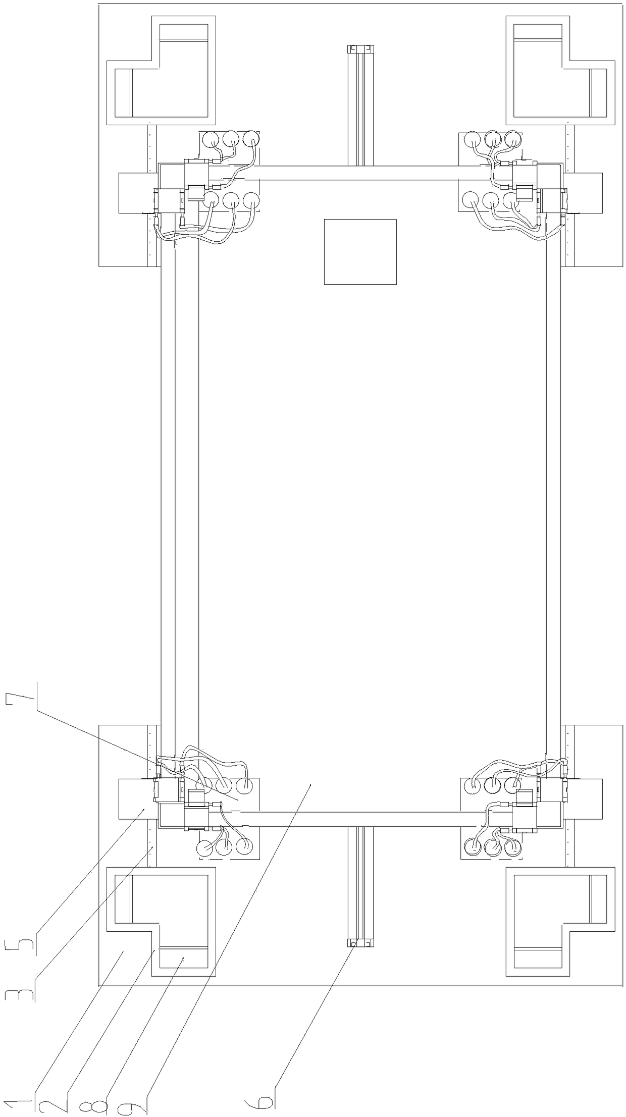 Automatic angle wrapping machine for plate