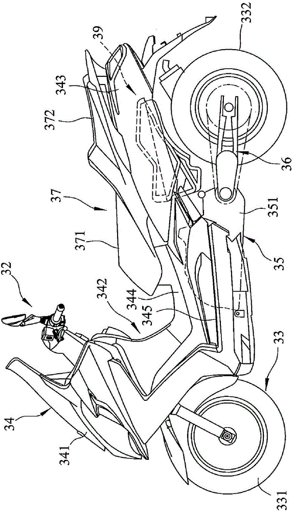 Fuel tank apparatus of scooter type motorcycle