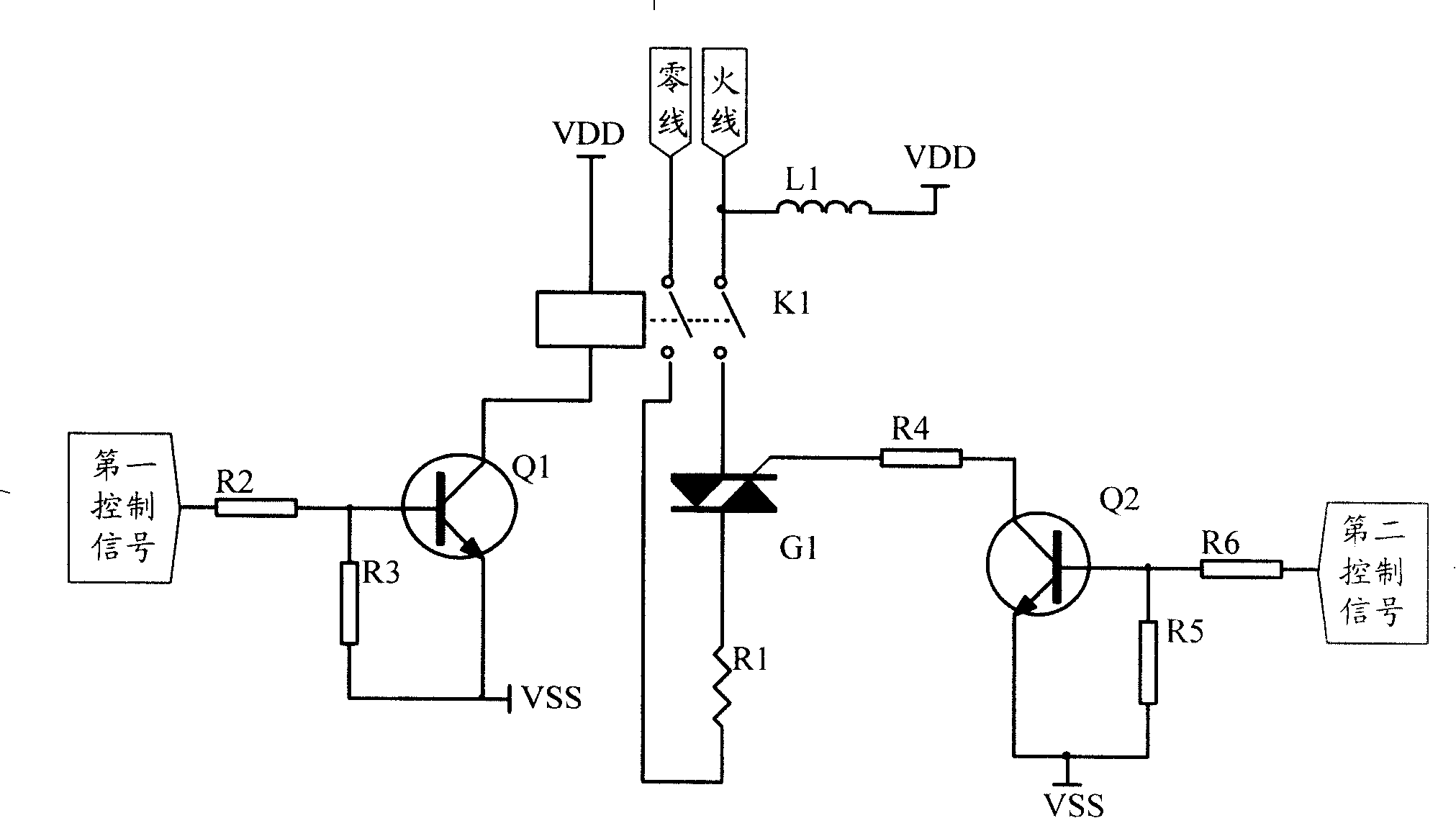 Heating control circuit and heating electrical appliance