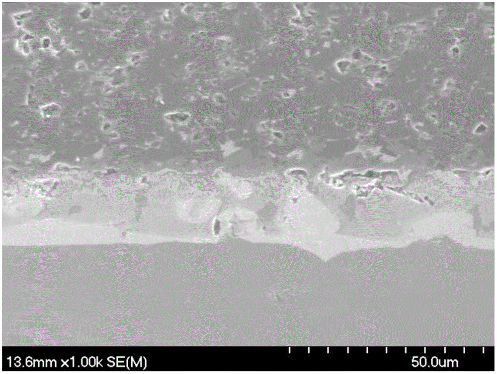 Solder for welding of ceramic and metal and welding method