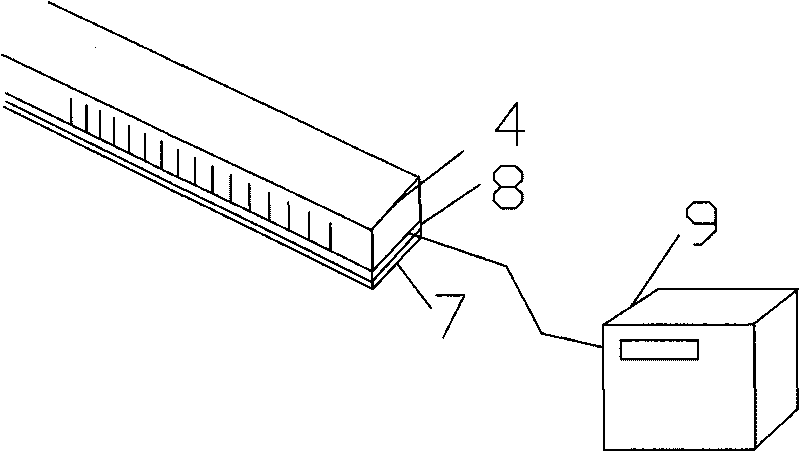 Refractive index measuring instrument for transparent material with Brewster angle