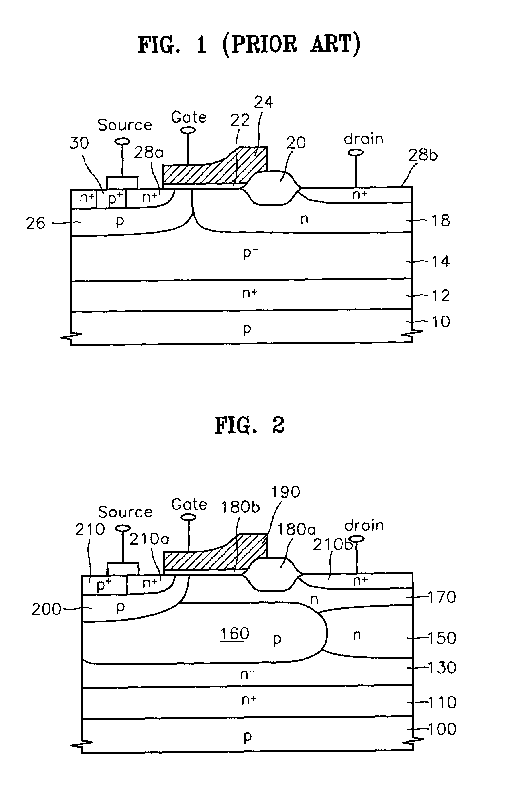 Reduced surface field technique for semiconductor devices