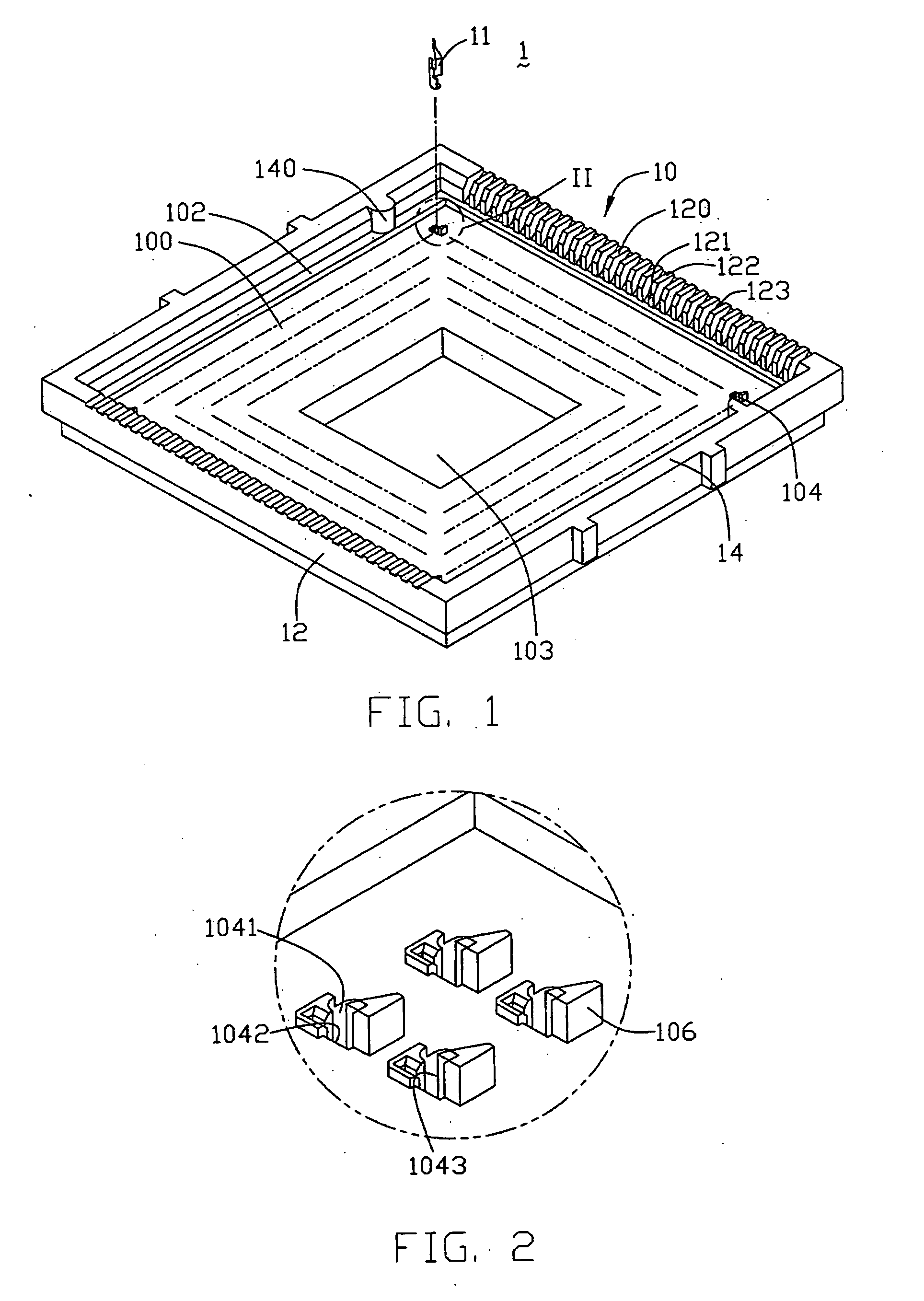 Electrical connector with dual-function protrusions