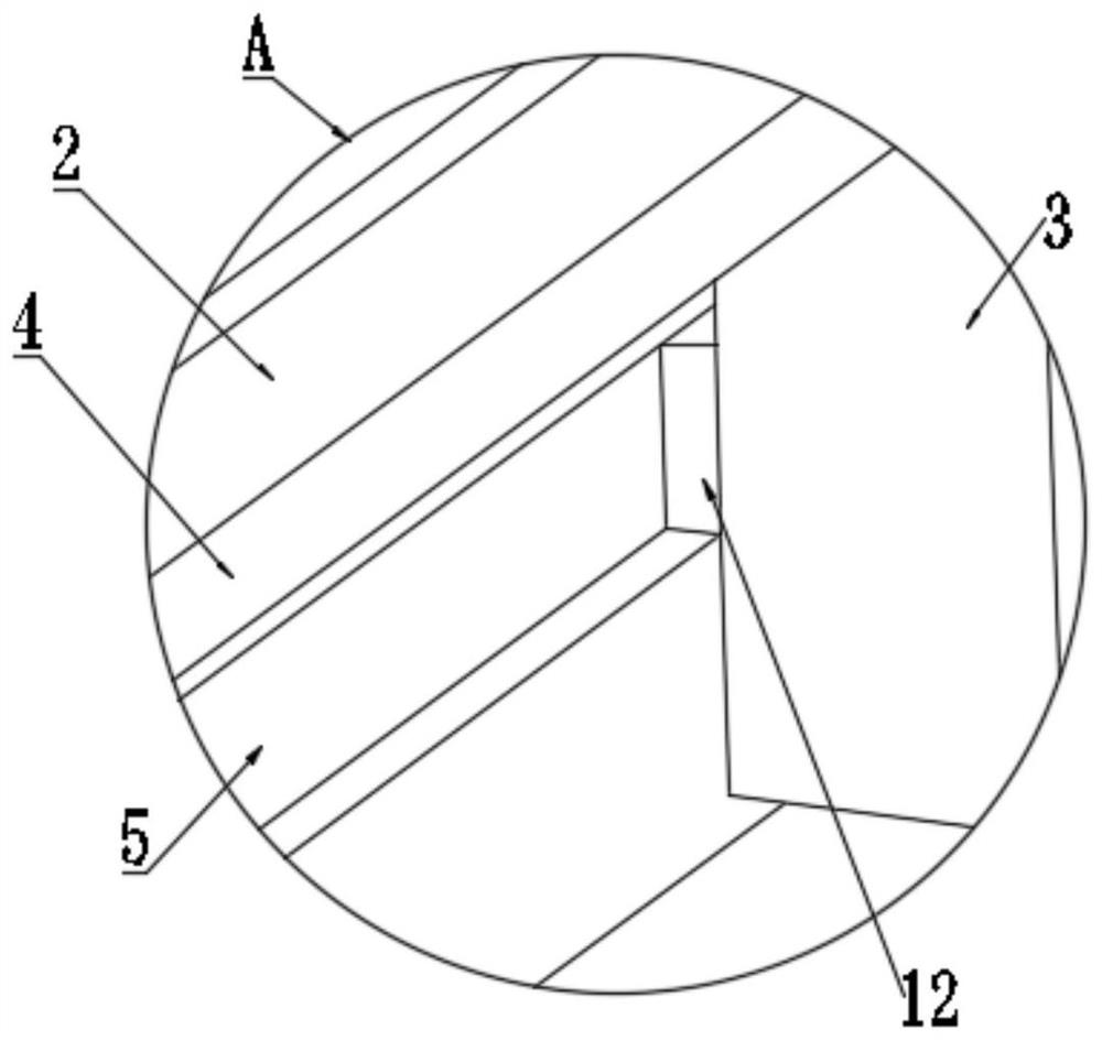 Laminated slab forming device