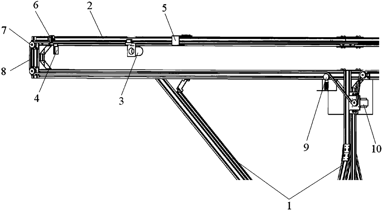 Target simulation device for assisting in practicing operation of onboard photoelectric pod