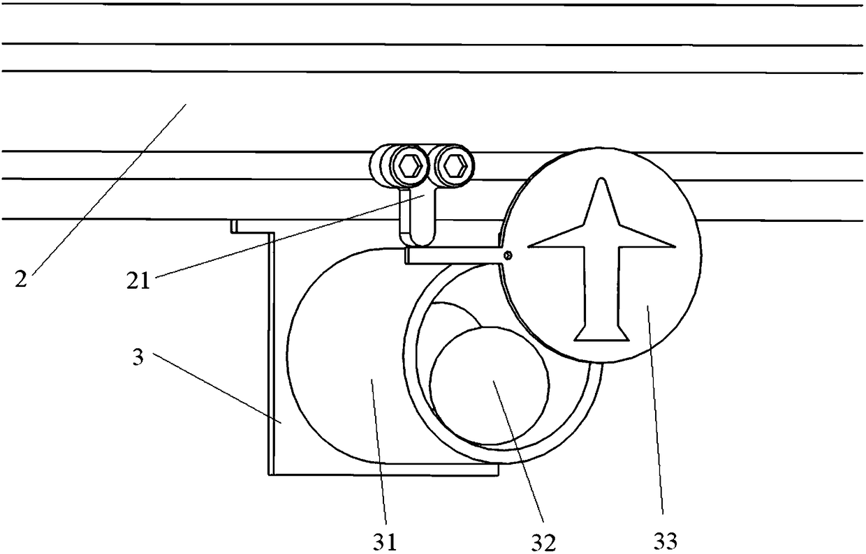 Target simulation device for assisting in practicing operation of onboard photoelectric pod