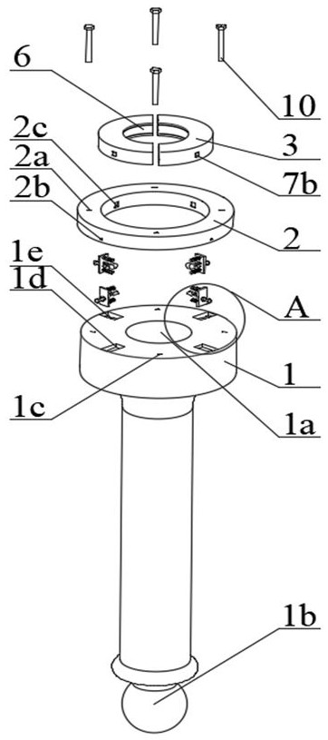 A multi-link connecting device with multi-angle adjustment and locking