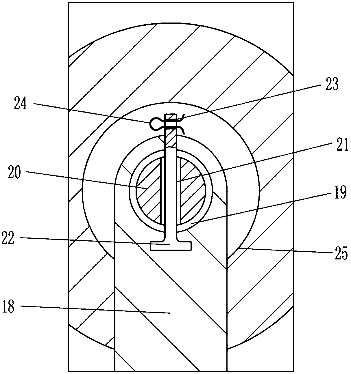 Anti-cracking patch tiling equipment for road construction