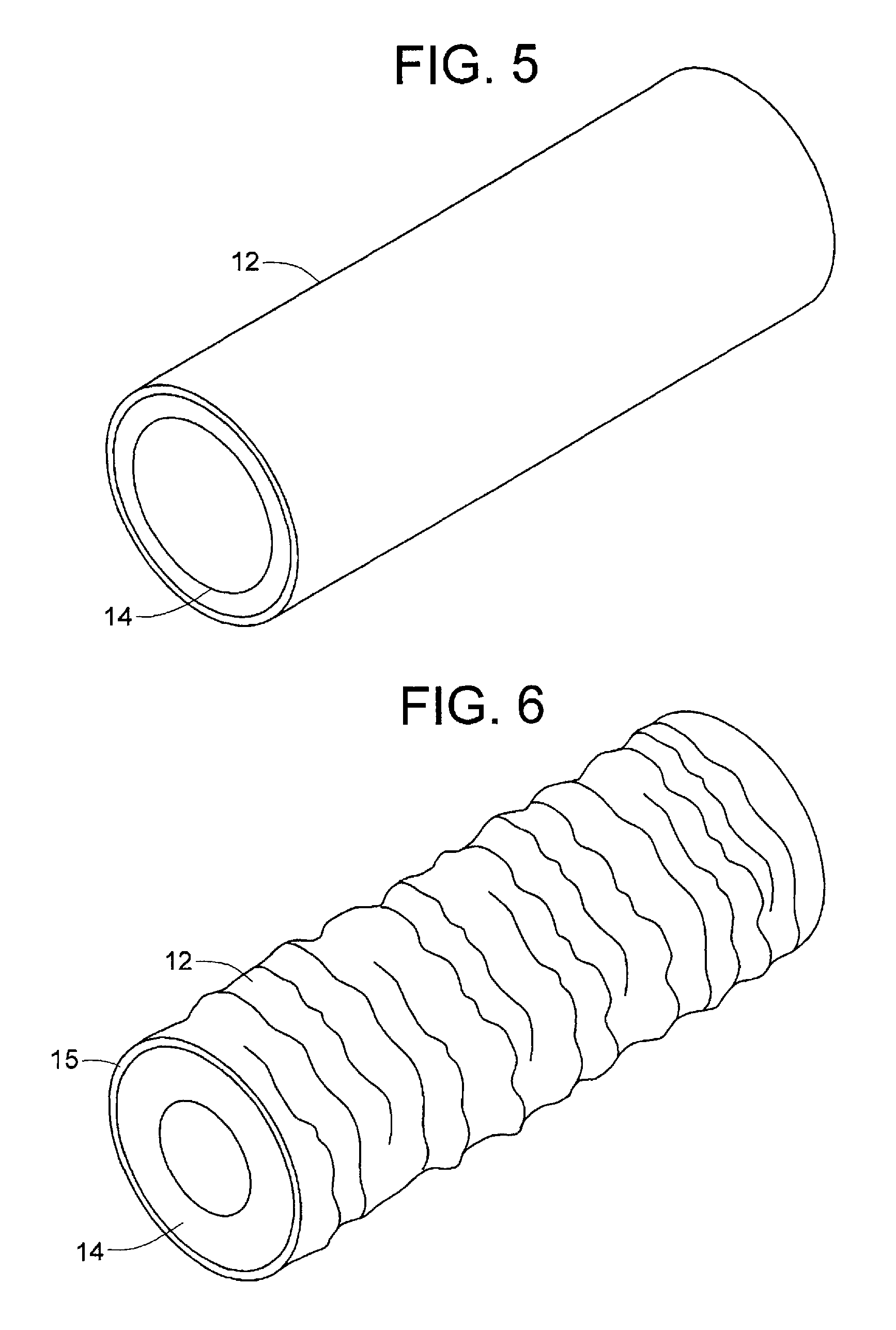 Expandable and contractible hose