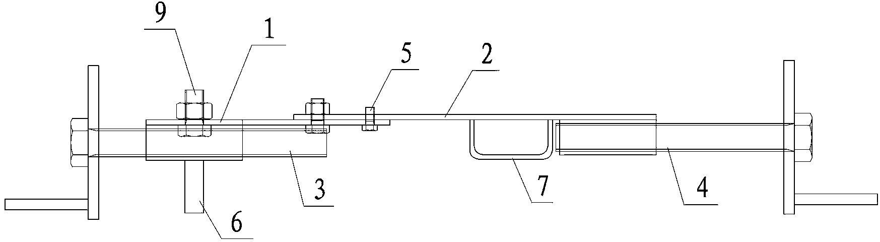 Crane assembling clamp