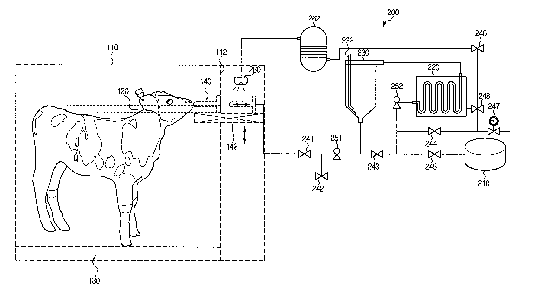 Automatic suckling system for calves with minimal weaning stress