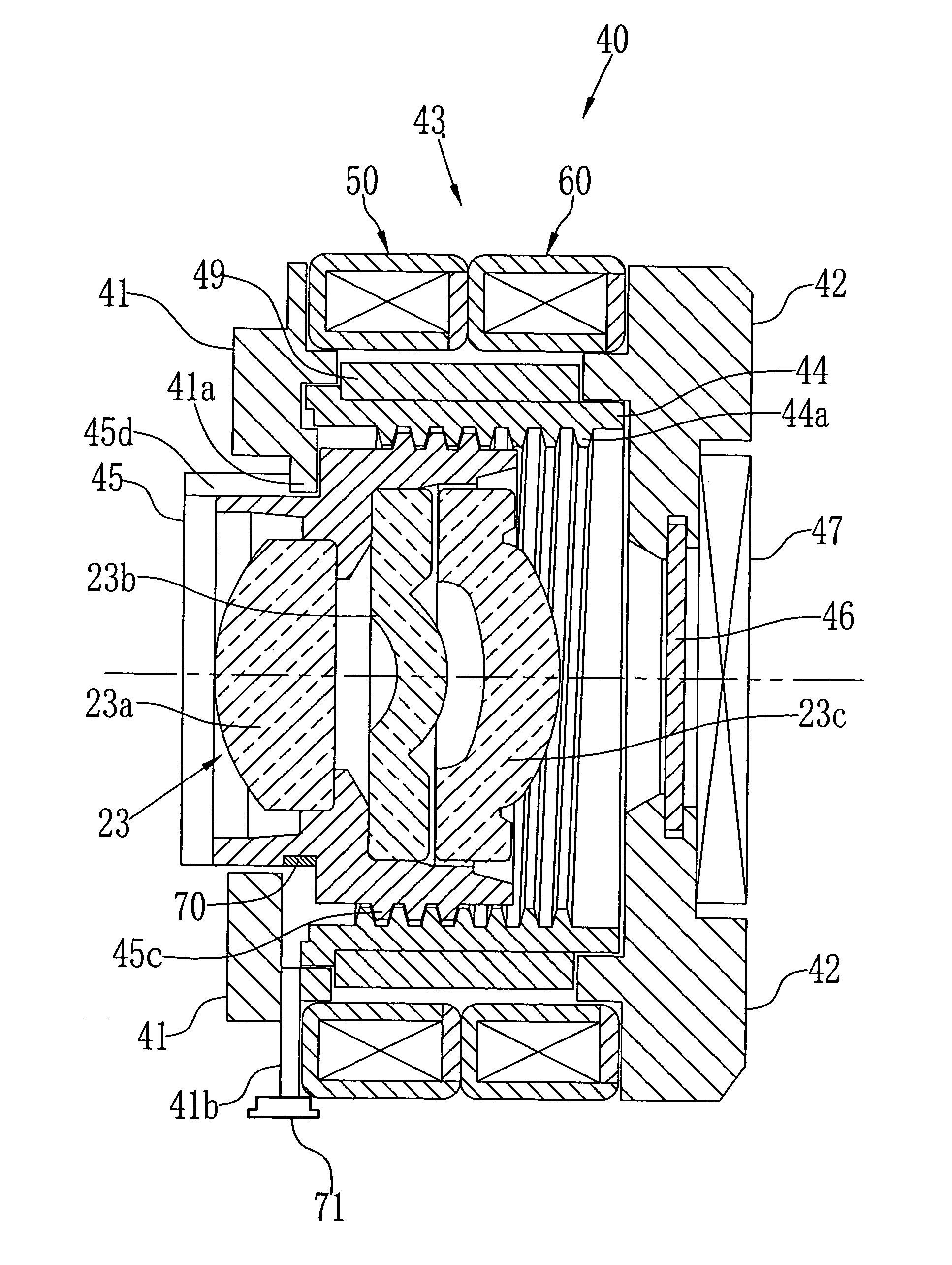Lens driving device and electronic camera using the same
