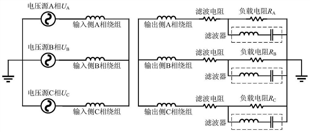 Built-in permanent magnet variable frequency transformer based on magnetic field modulation principle and design method