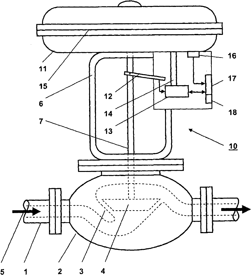 Method and air-operated valve for determining wear condition of valve through pressure sensing