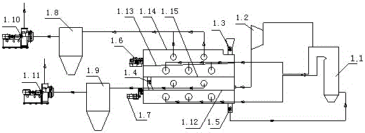 Brown coal drying method and device utilizing waste heat of smoke and steam of power plant
