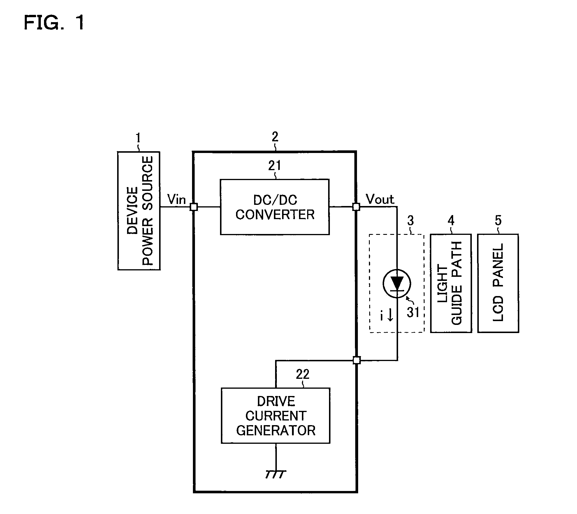 Drive current generator, LED driver, illumination device, and display device