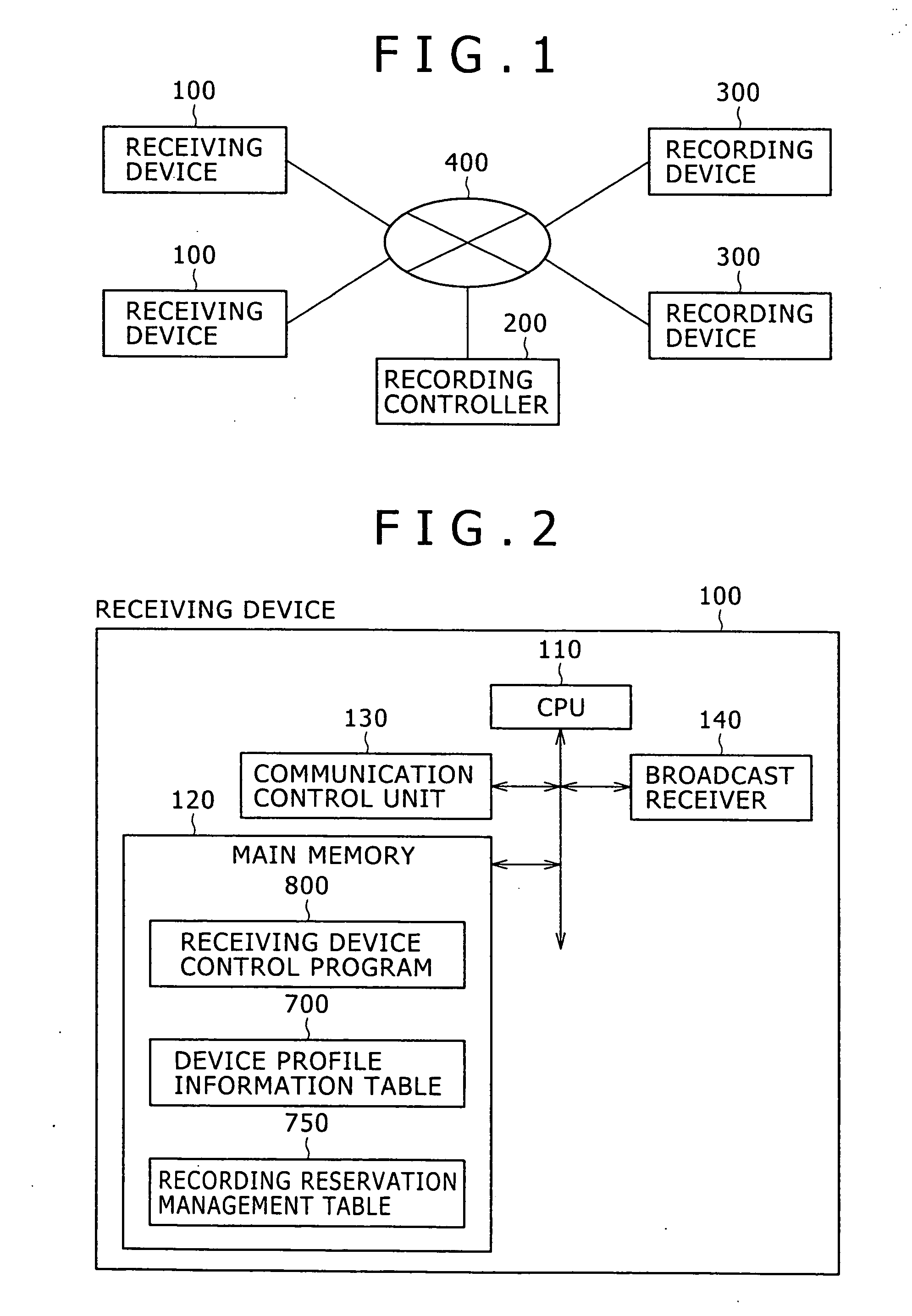 Data recording controller, method of controlling data recording controller, program, data recording system, and data recording device