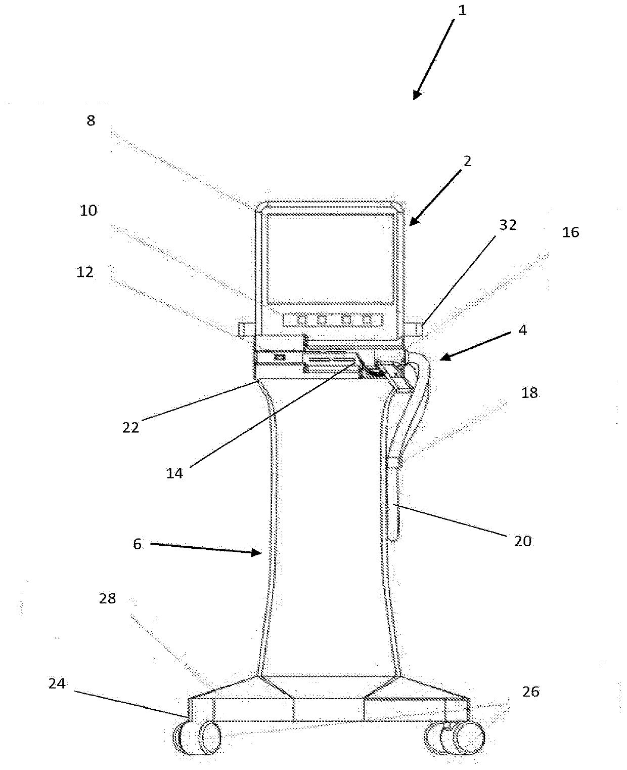 A device for applying nitric oxide to a treatment area