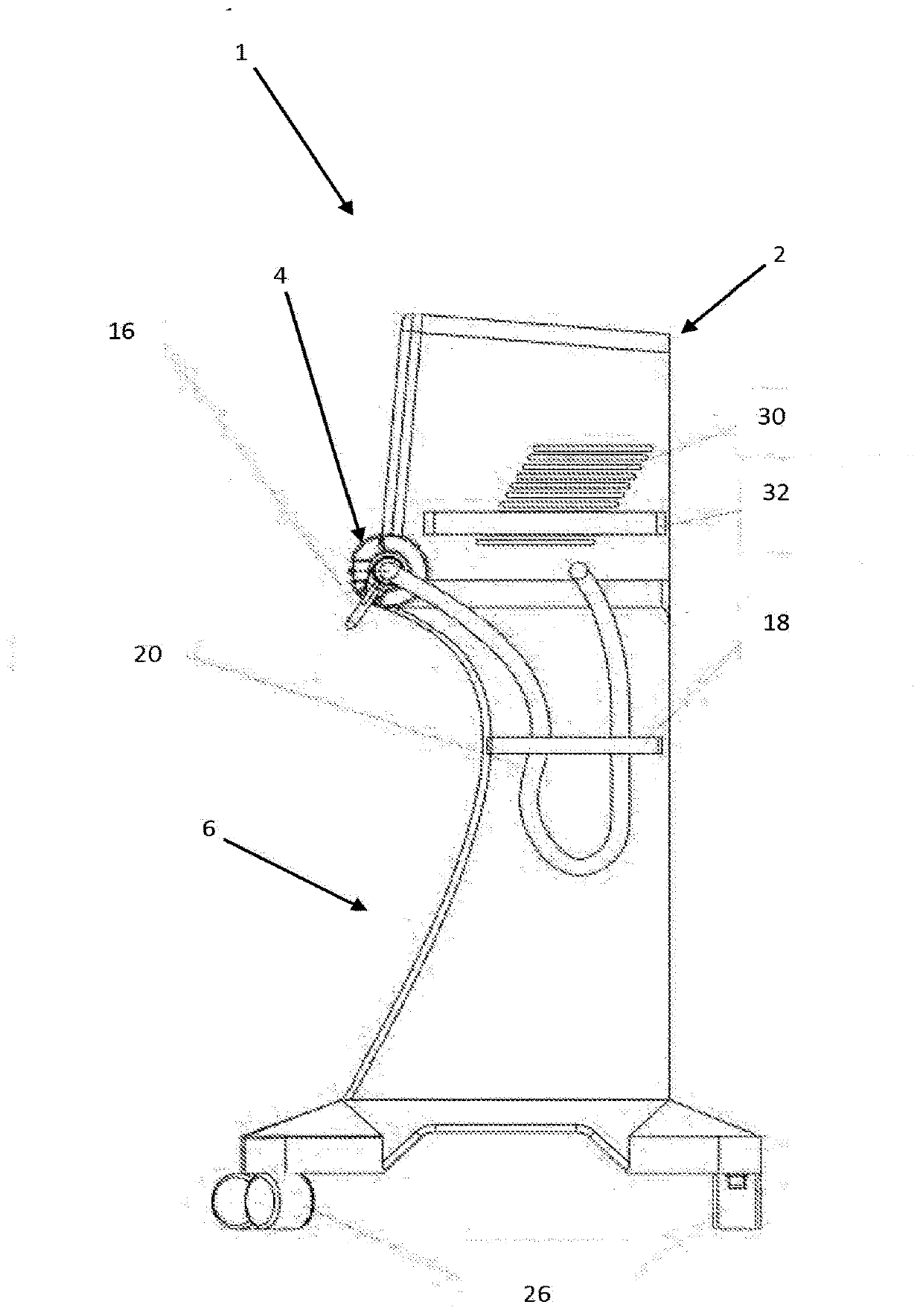 A device for applying nitric oxide to a treatment area