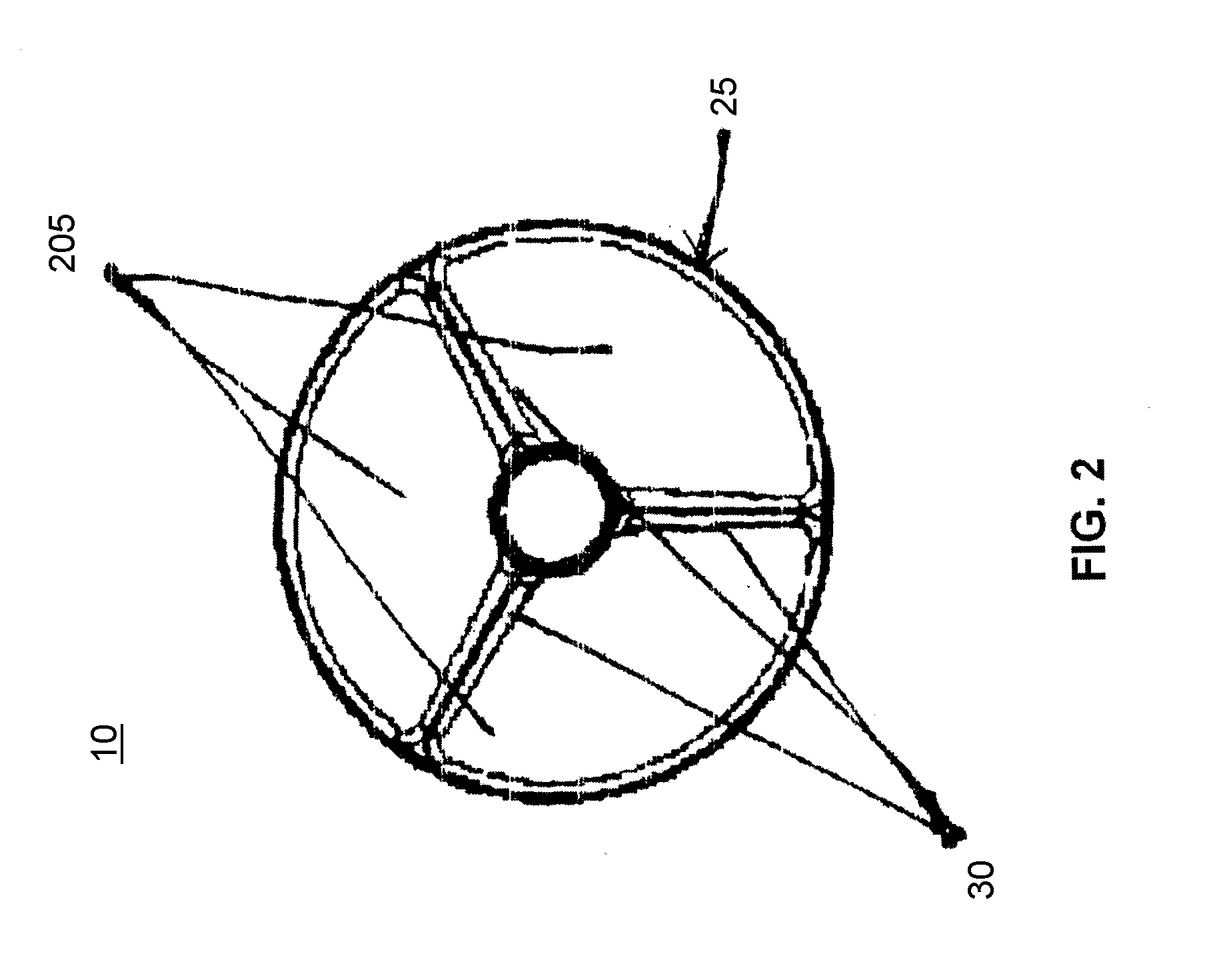 Variable drag projectile stabilizer for limiting the flight range of a training projectile
