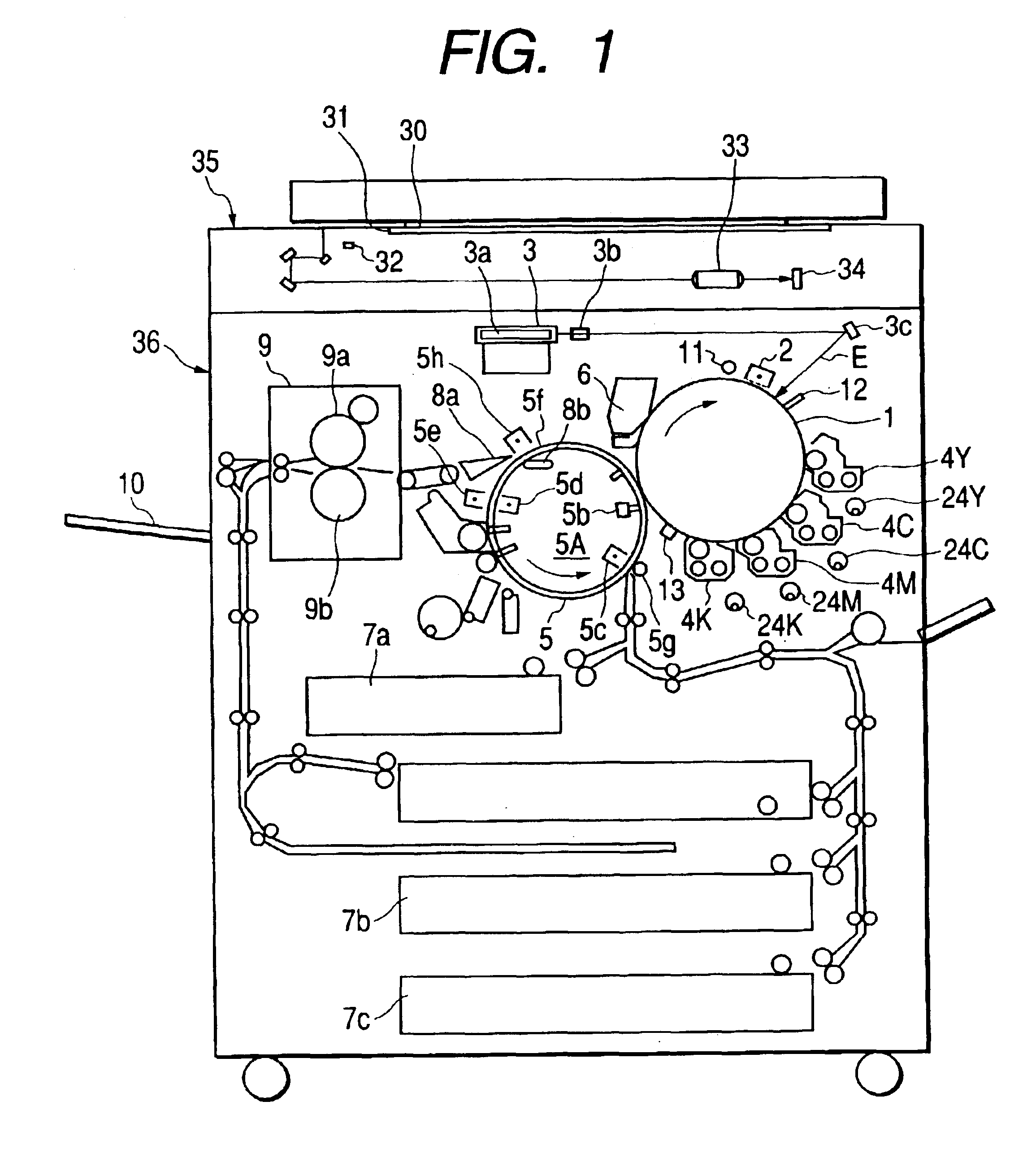 Color toner, and full-color image forming method