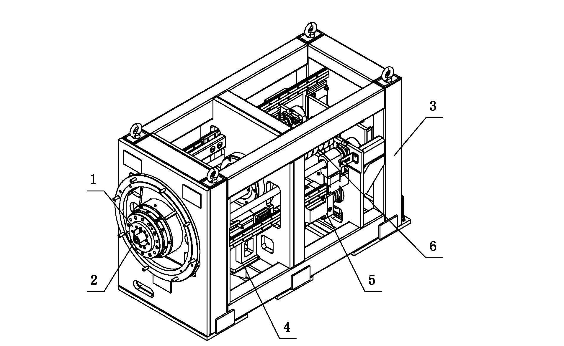Pneumatic sealing assembly of molding drum transmission box and method thereof