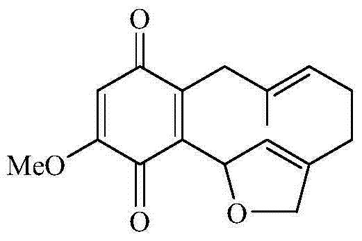 Benzoquinone compound and use thereof for preparing anti-tumour drug