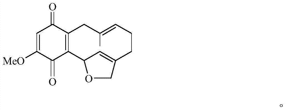 Benzoquinone compound and use thereof for preparing anti-tumour drug