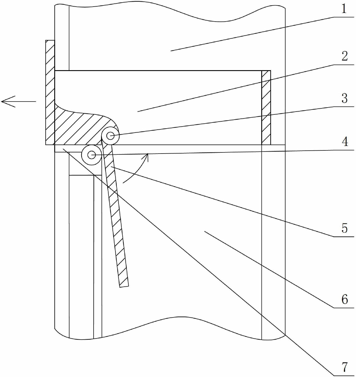 Laundry powder feeding box of washing machine