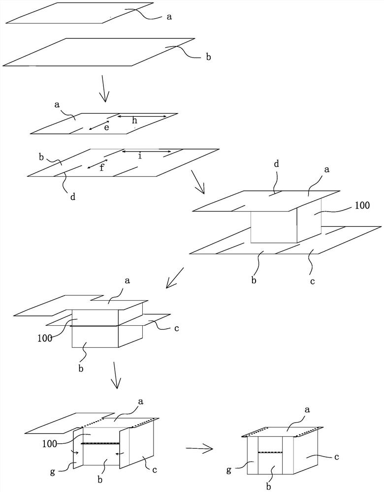 Cigarette carton packaging method using non-woven fabric