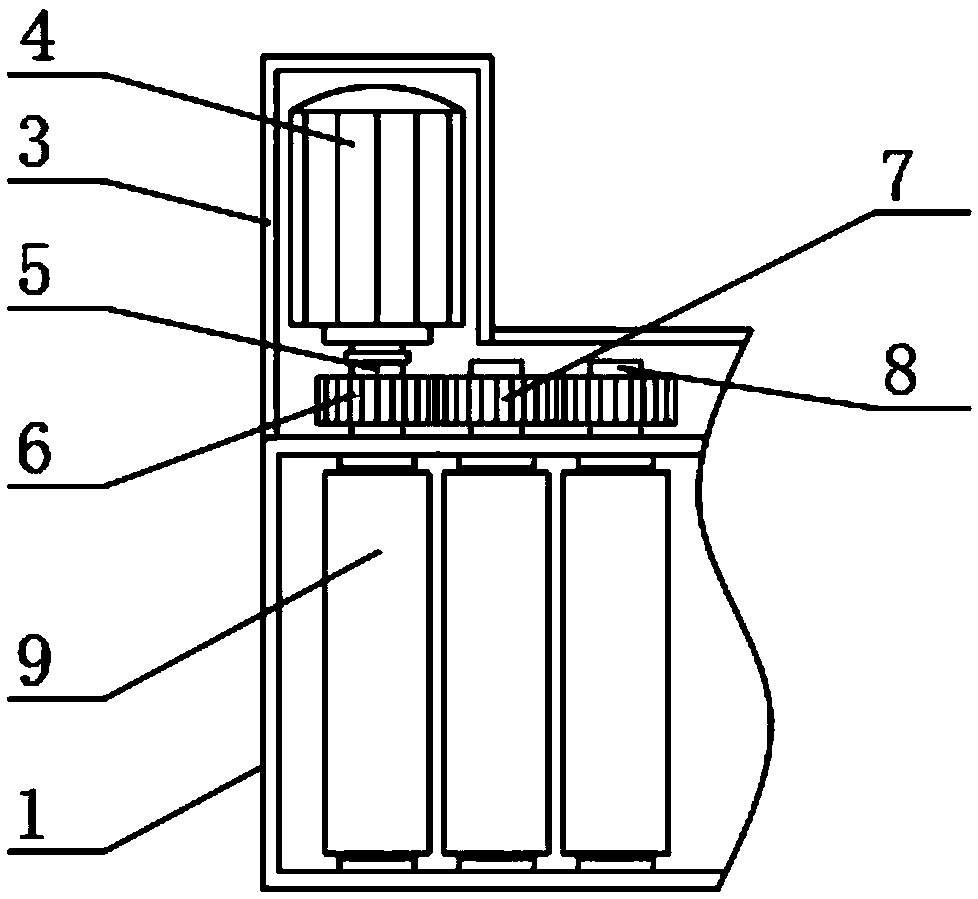 Integrated processing device for concrete tubular pile end plate without manual operation