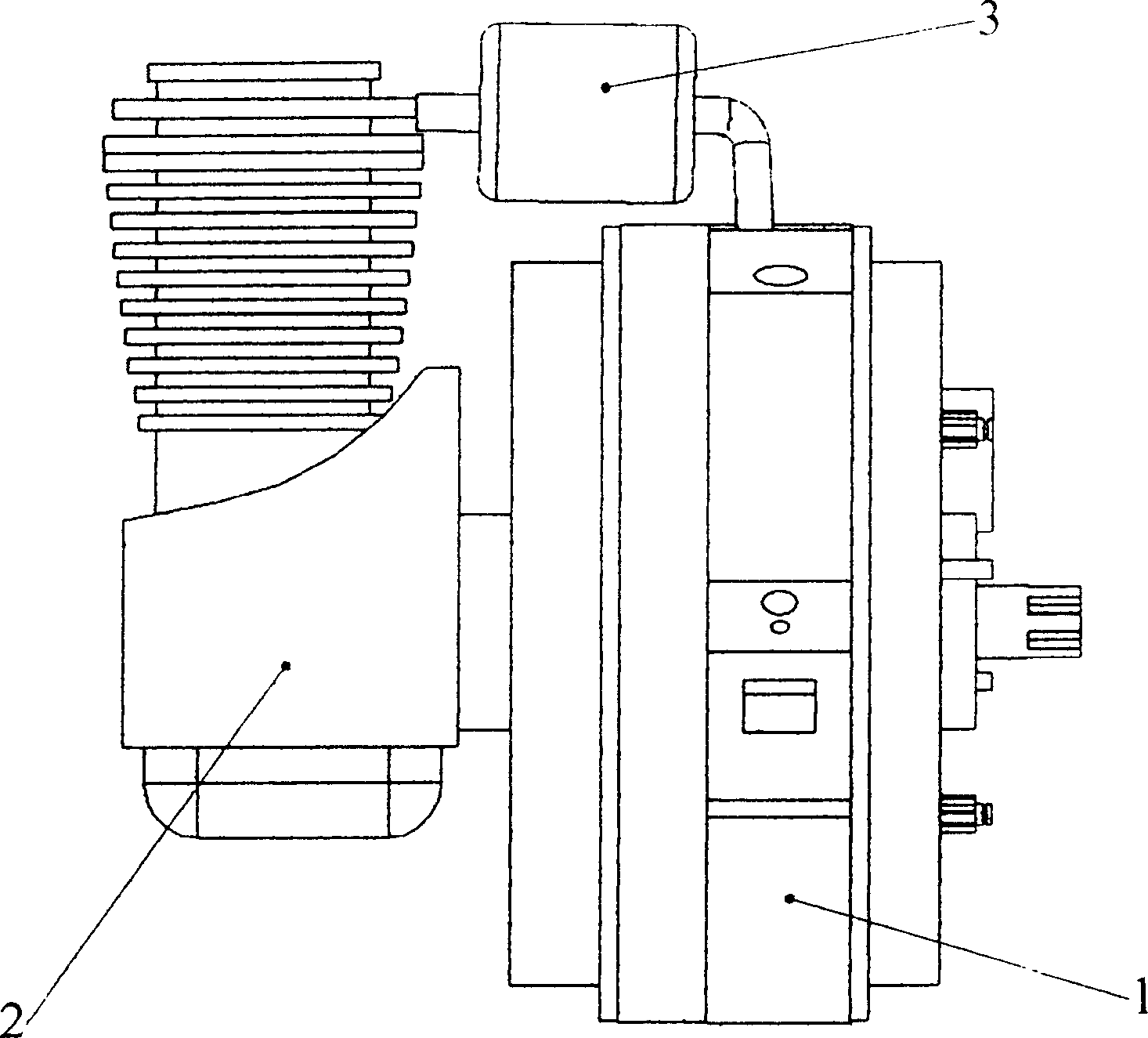 External-compression rotary piston engine