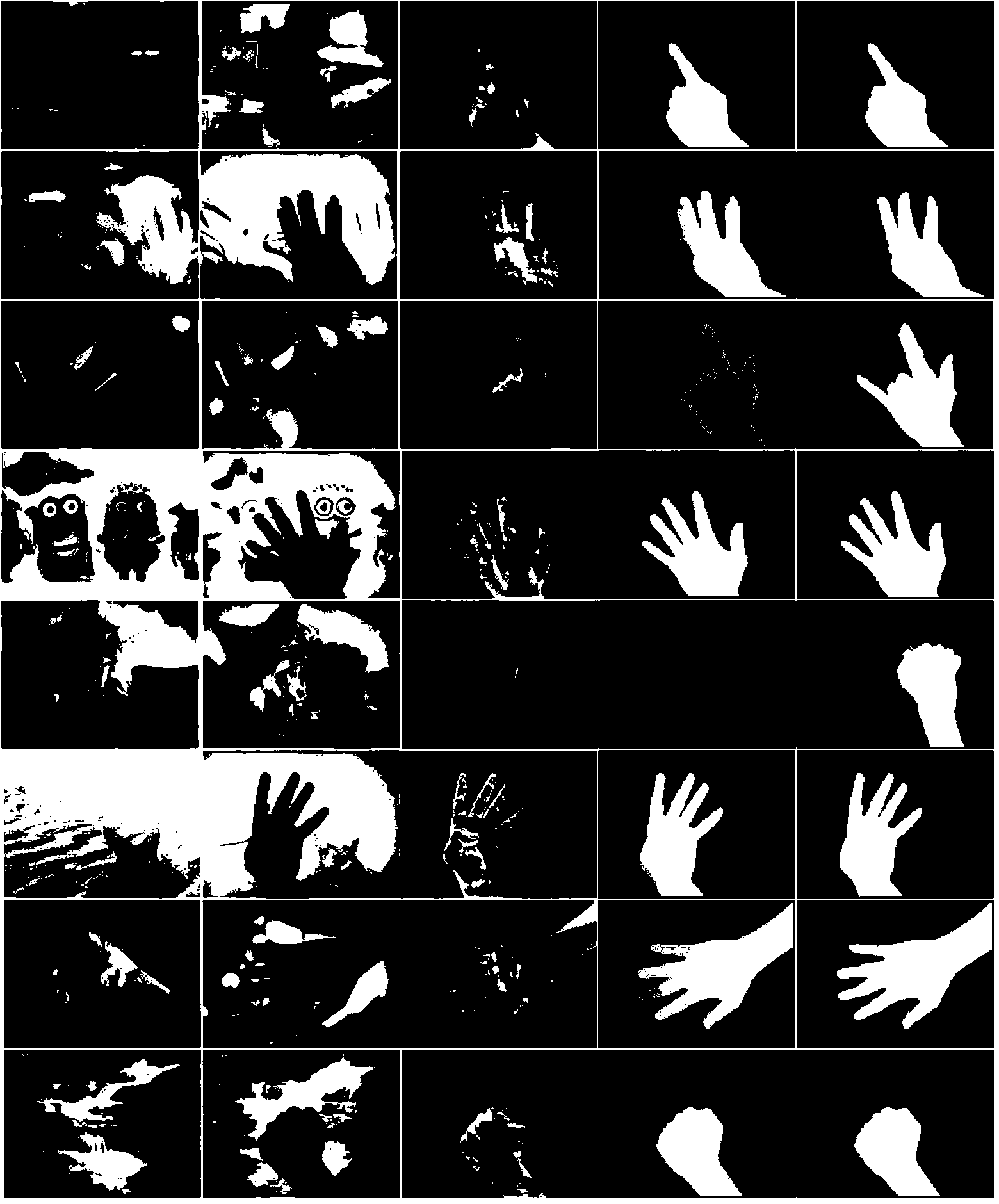 Method and system for detecting image foregrounds