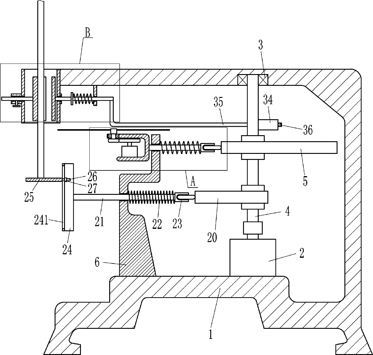 A hardware pipe cutting device