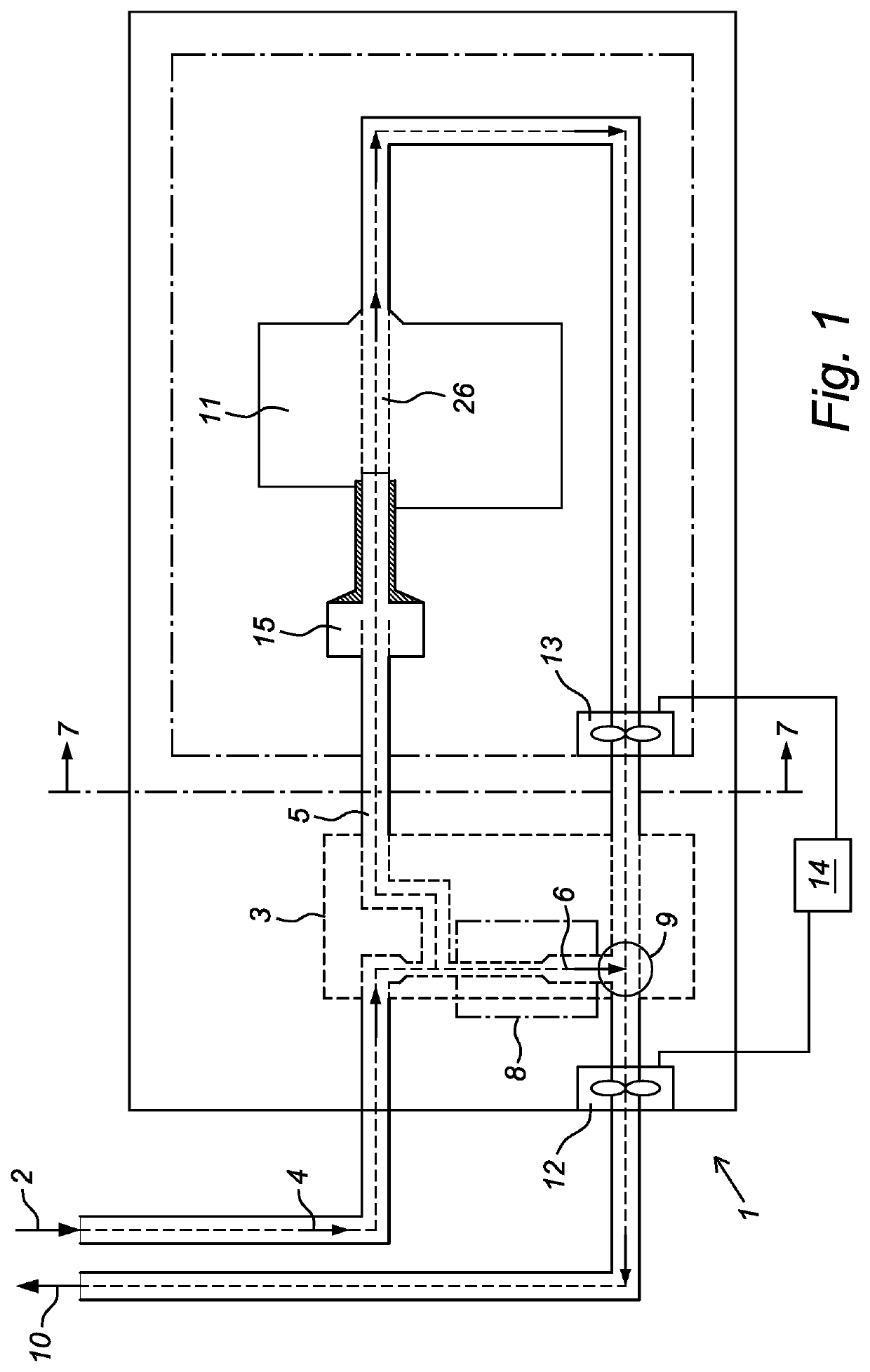 Sensor system for sensing the mass concentration of particles in air