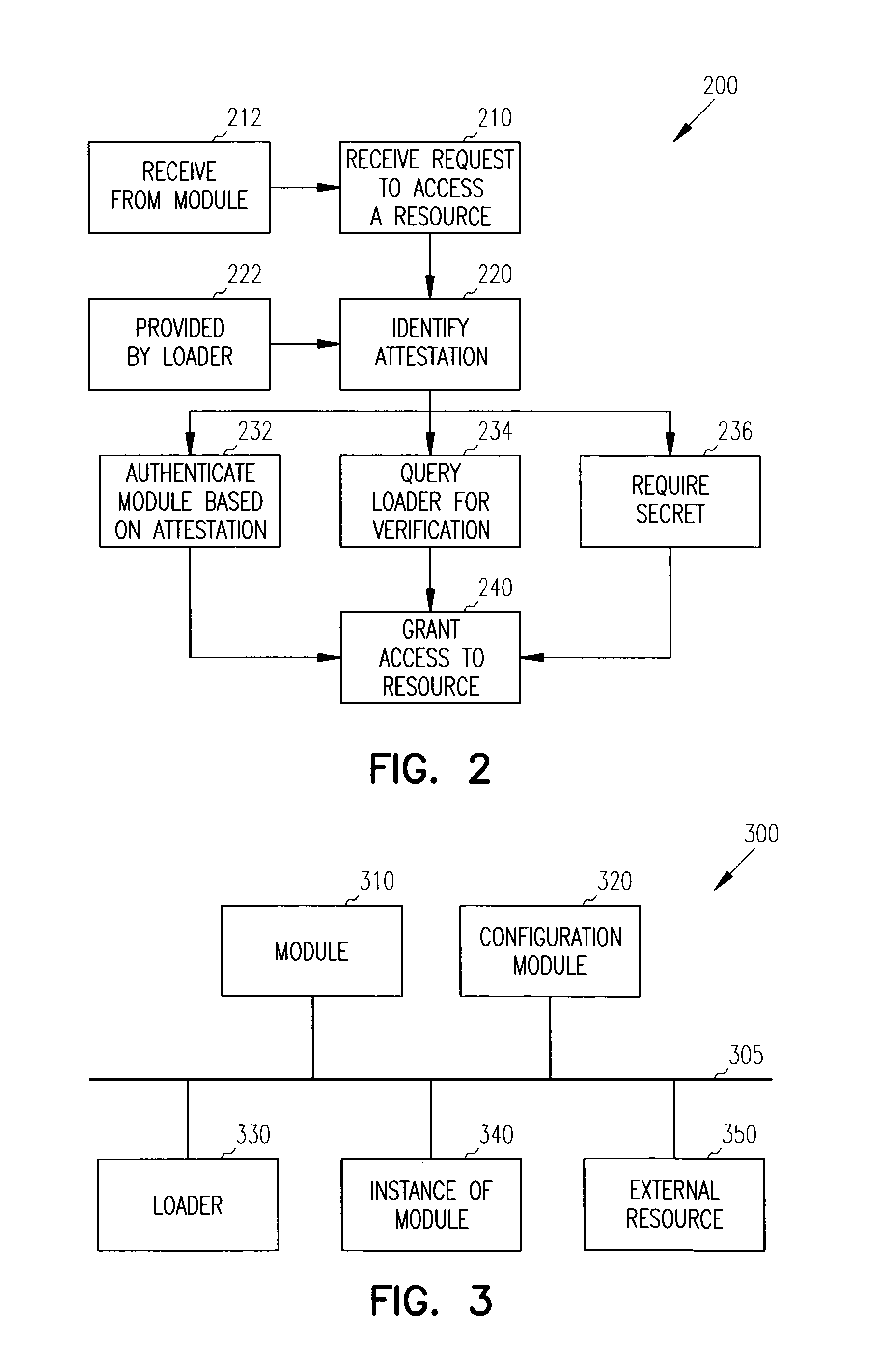 Methods, systems, and data structures for loading and authenticating a module