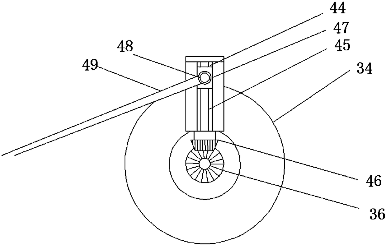 Material surface film coating device