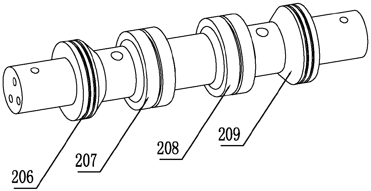 Switch valve controlled by pilot valve sleeves