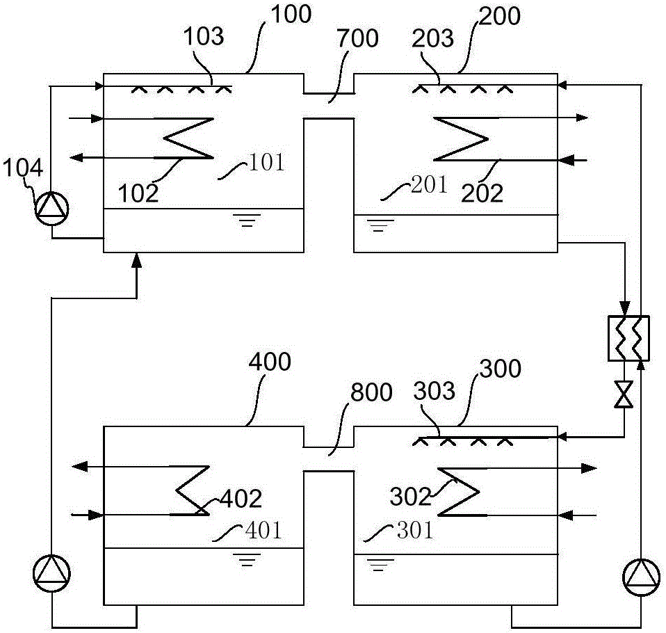 Absorption heat pump and condenser and method thereof