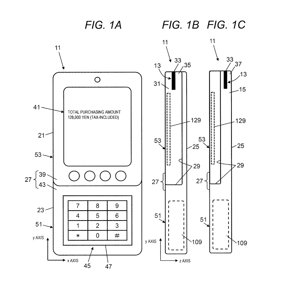 Portable settlement terminal device