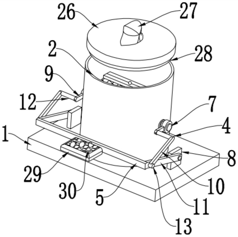 Layered pickling device for preserved egg processing