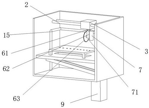 Long-acting corrosion inhibition cooling liquid supply device for cutting machine tool