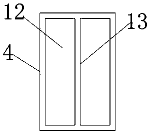 Slide-type grain dropping device of grain drying machine