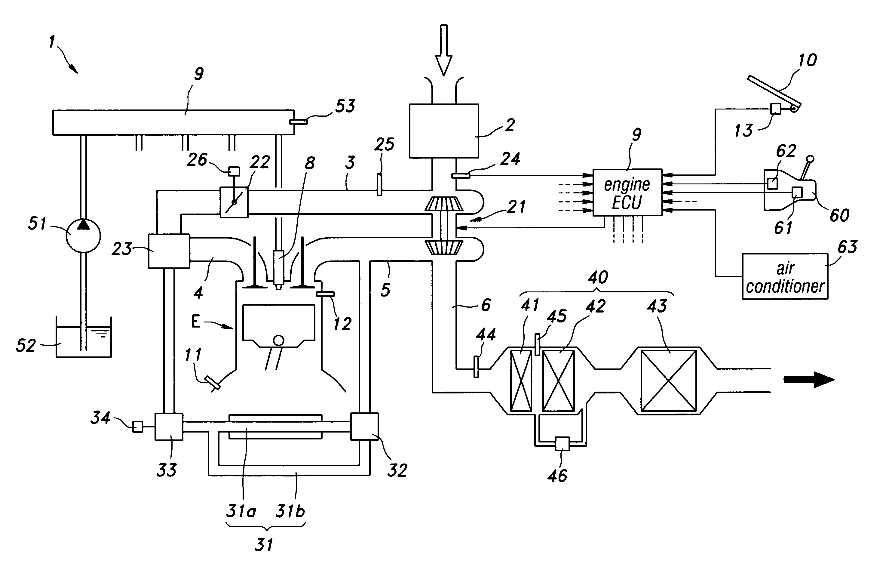 Control device for an internal combustion engine of a vehicle