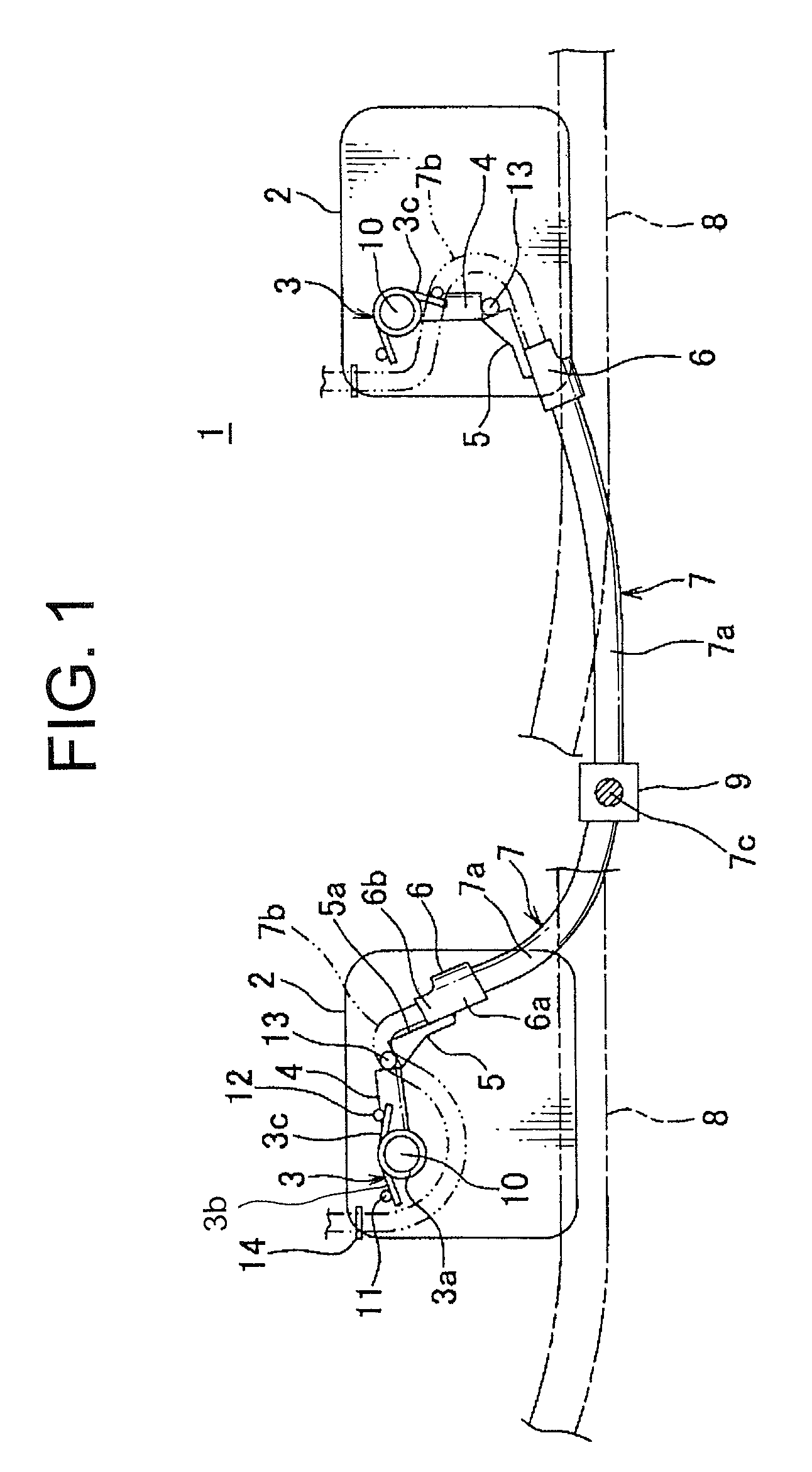 Power supply apparatus for slidable structure