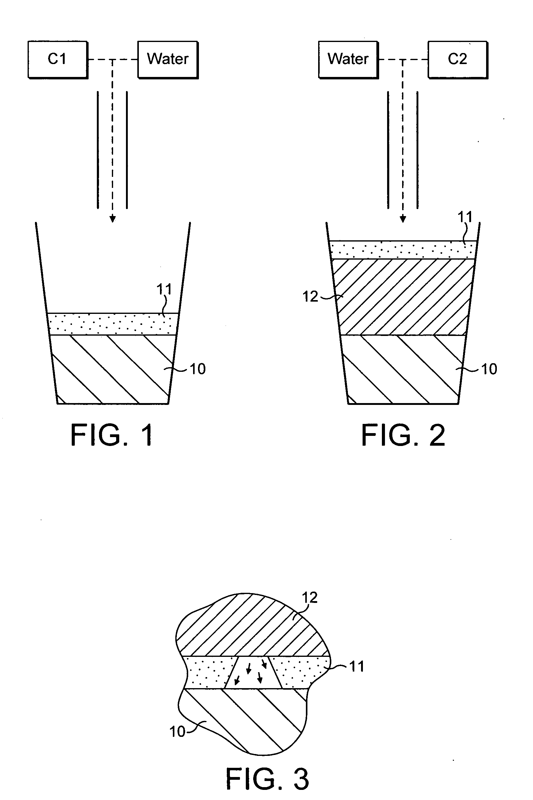 Method and device for dispensing from liquid concentrates beverages having multi-layer visual appearance