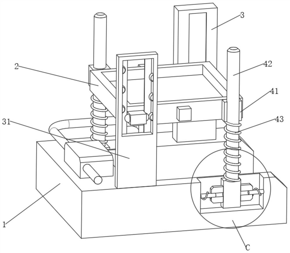 Sand screening device for house building and using method of sand screening device