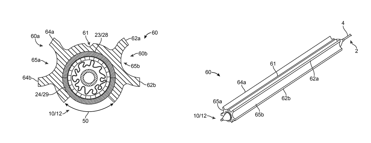 Clip sheath for a polymer scaffold