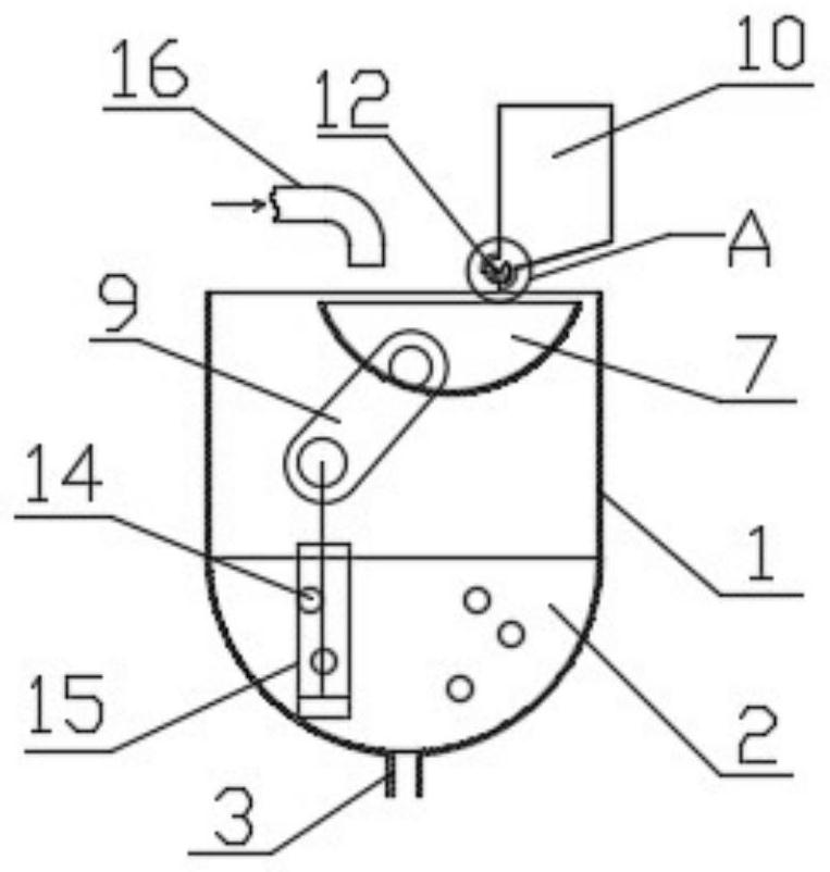 Uniform mixing device and ice product manufacturing equipment