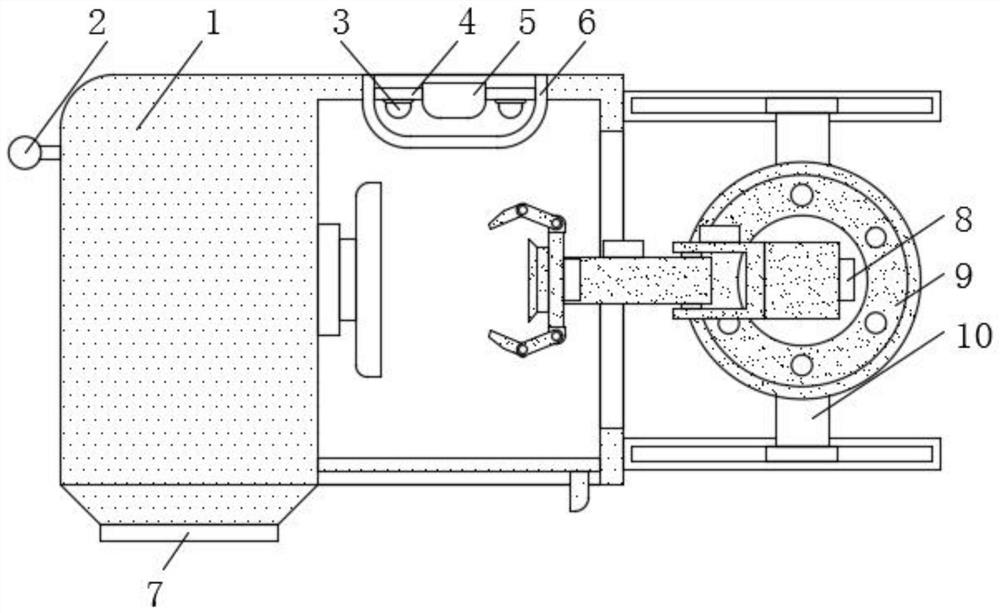 Numerically controlled lathe and robot integrated application system